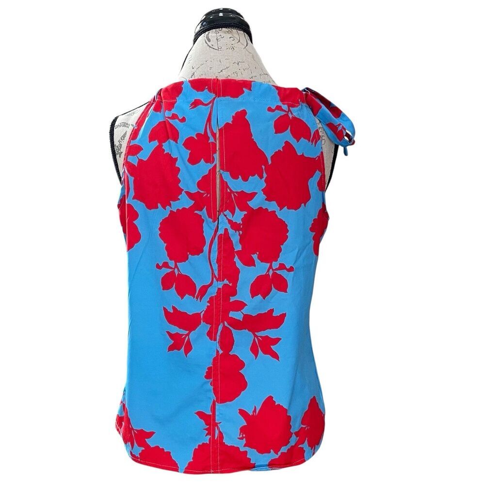 Womens Blouse Sz Small Halter Beach Vacation Resort Travel Tropical Pool Party - Picture 3 of 16